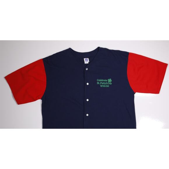 The Derby Pub Atlanta Vintage 1996 Button-Up Kiss me im Irish Shirt by Logo 7 XL - Picture 2 of 8